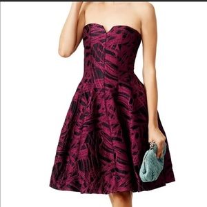 Halston Heritage Strapless SweetHeart Bustier Dress - 8